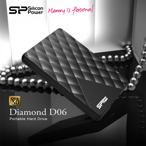 Diamond D06 الهارد الخارجي المحمول المميز من شركة Silicon Power