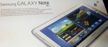 Samsung Galaxy Note 10.1 تم شحنه قبل ميعاد الإطلاق الرسمي