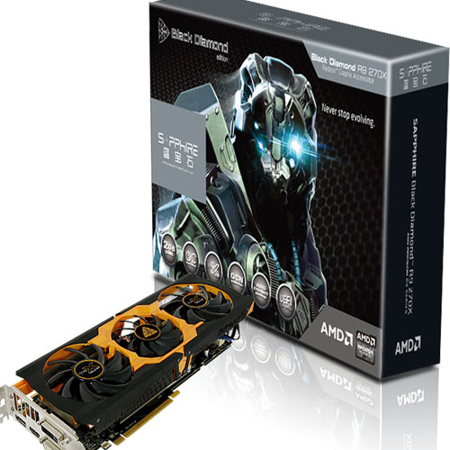 Sapphire تقدم بطاقتها المثيرة للإهتمام R9 270X Black Diamond Edition