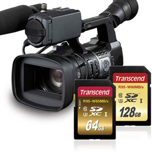 Transcend تطلق بشكل رسمي بطاقات الذاكرة SDXC/SDHC UHS-I U3 لمعدات التسجيل الرقمية