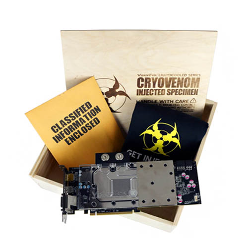 وحش جديد ينضم الى قائمة البطاقات الإحترافية المميزة وهي CryoVenom R9 290 Limited Edition من شركة VisionTek