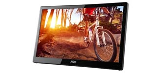 AOC تكشف عن شاشة تعمل عن طريق منافذ USB 3.0