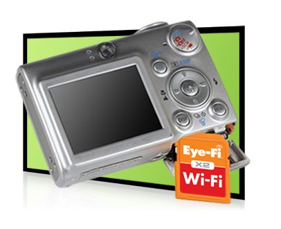 Eye-Fi بطاقة ذاكرة تعمل عبر شبكة Wi-Fi (بالفيديو)