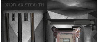 ظهور صورة للوحة الأم ECS X79R-AX Stealth