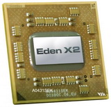 VIA تكشف عن معالج Eden x2 ثنائي الأنوية