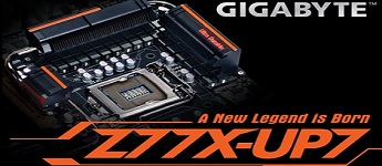 جيجابايت تصدر لوحتها الأم الرائدة Z77X-UP7