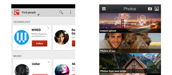 دعم تطبيقات Google+ لمنصات iOS ونسخة جديدة خاصة بالأندوريد