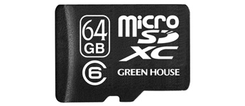 Green house تُطلق بطاقةالذاكرة الجديدة 64 GB microSDXC