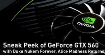nVIDIA تؤكد موعد إطلاق بطاقتها GTX 560 الجديدة في 17 مايو