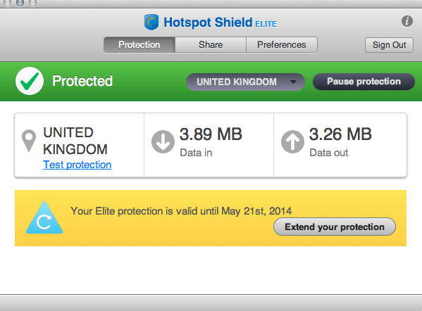 فتح المواقع المحجوبة بواسطة Hotspot Shield