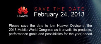 Huawei ستُقيم المؤتمر الصحفي الخاص بمعرض MWC 2013 في 24 فبراير القادم