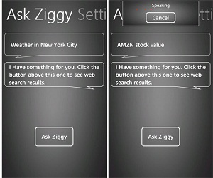 Ask Ziggy تطبيق جديد لهواتف ويندوز فون ربما ينافس تطبيقات Siri من أبل