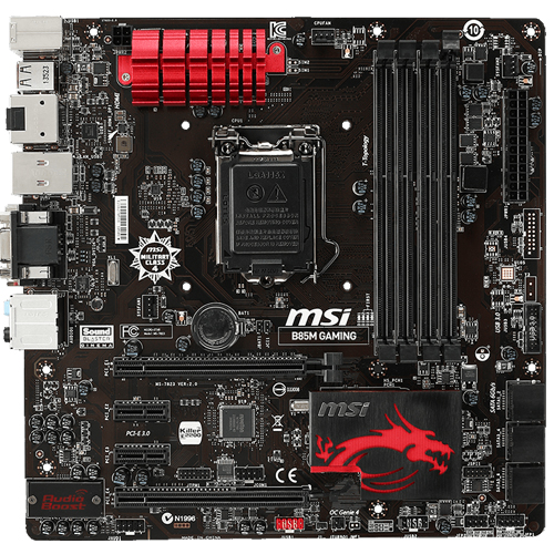 مراجعة اللوحة الرئيسية MSI B85M Gaming