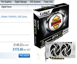سعر بطاقة GTX 570 يبدأ في السقوط الحر