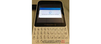 تسريب هاتف ذكي BlackBerry 10 من الفئة الدُنيا بلوحة مفاتيح QWERTY