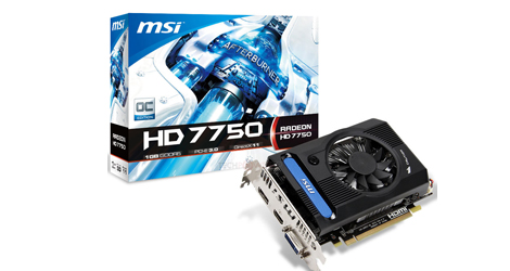 MSI تعلن عن بطاقة Radeon HD 7750 OC V2