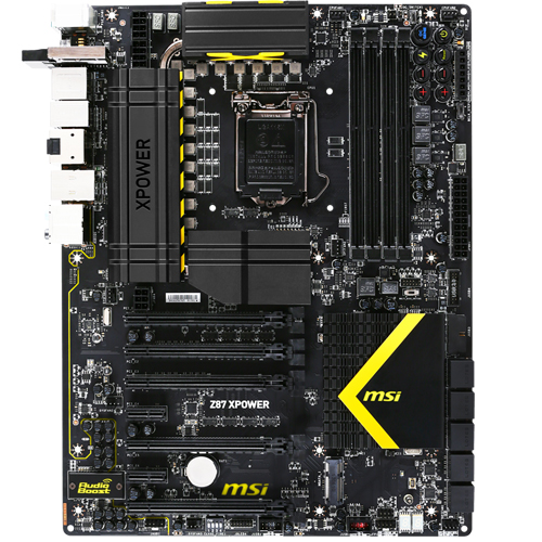 مراجعة اللوحة العملاقة MSI Z87 XPower