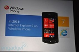 WMC 2011: خطط مايكروسفت لويندوز فون 7 لعام 2011