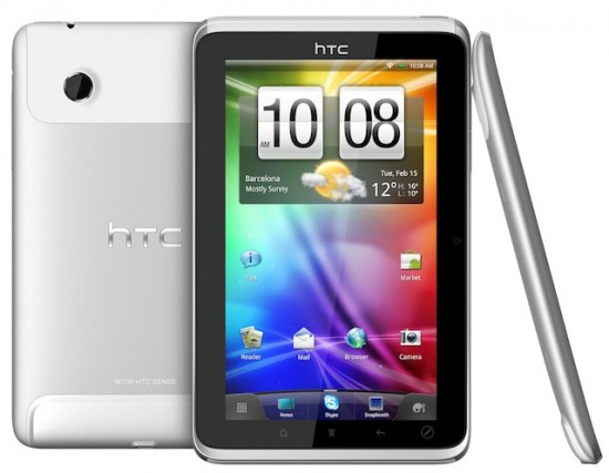 اطلاق الاجهزة اللوحية الجديدة HTC Flyer للبيع ب500 دولار للاصدار الواى فاى