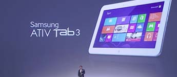 سامسونج تكشف عن الجهاز اللوحي ATIV Tab 3