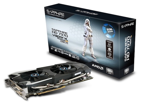 Sapphire تصدر بطاقتان HD 7970 Vapor-X جديدتين