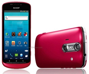 شركات شارب تكشف عن هاتفها الأندرويد المحمول الجديد Aquos SH8298U ثلاثي الأبعاد