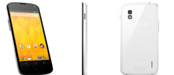 ظهور صورة صحفية لهاتف Nexus 4 الأبيض على الإنترنت