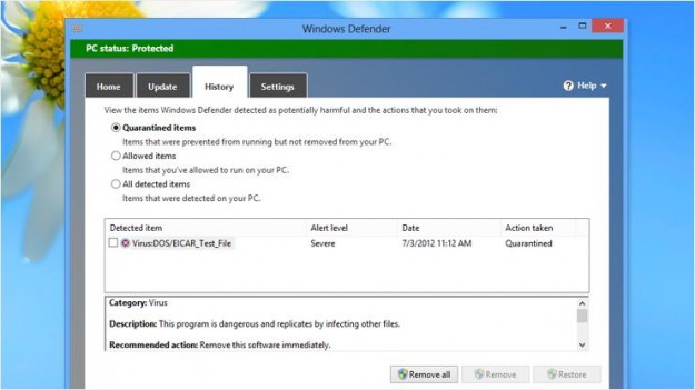 Microsoft Windows Defender Microsoft Windows Defender